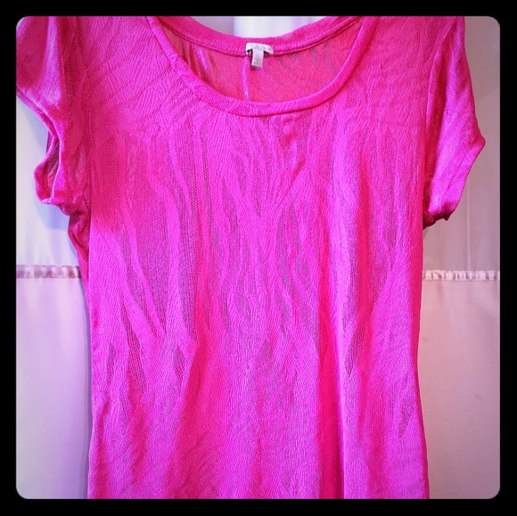 Charlotte Russe Sheer Pink Size large - Picture 1 of 3